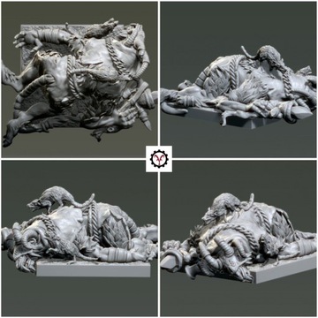 Dead Rat Priest - Vinciminiatures - 3D печать