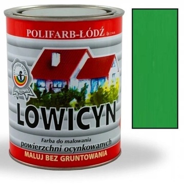 Lowicyn farba ocynk ZIELONY MIĘTOWY RAL6029 MAT 5L