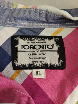 TORONTO Módne farebné tričko na leto veľ XL
