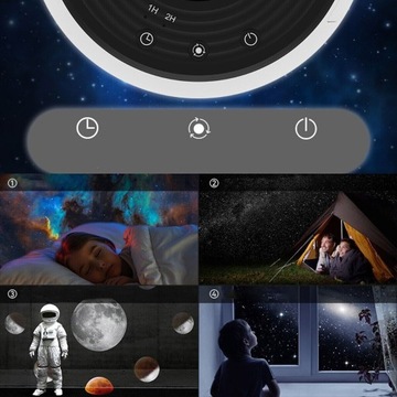 PROJEKTOR GALAXY 12 W 1 12 SCENARIUSZY ODPOWIEDNICH DLA DOMU USB