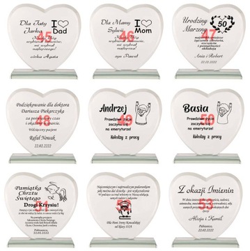 ГРАВИРОВКА СЕРДЦА день рождения годовщина свадьбы 1-99 ЛЕТ СВАДЬБА