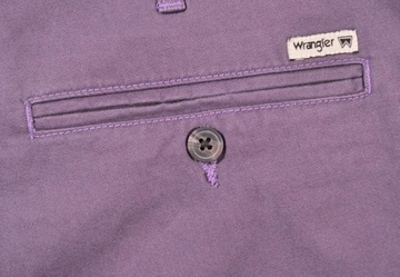 WRANGLER spodnie SLIM purple CHINO W32 L32