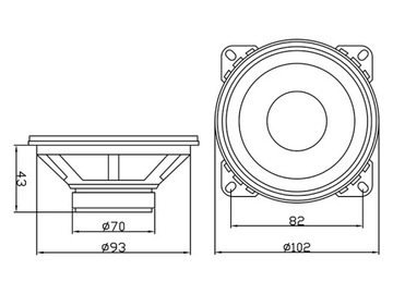 Głośnik BLOW WK400 4Ohm