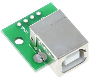 Adapter gniazda USB typ B na PCB do lutowania