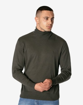 Elegancki Cienki Sweter Męski Golf S2S C119 r XL