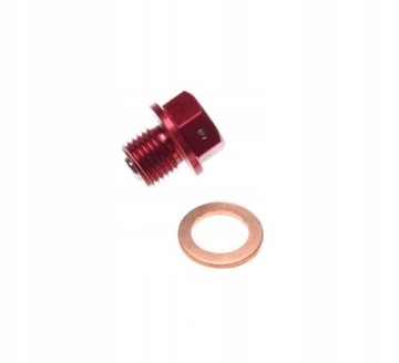 KOREK SPUSTU OLEJU M12x1,25 Z MAGNESEM MOTOCROSS