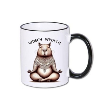 KUBEK kapibara medytuje medytacja joga wdech wydech