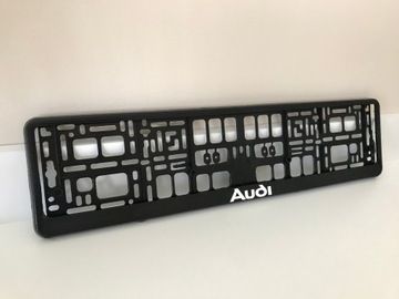 Рамка номерного знака AUDI / 2 шт.