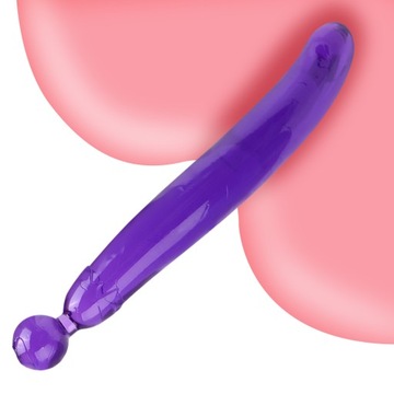 długie Dildo korek analny bakłażan żelowe 27 cm