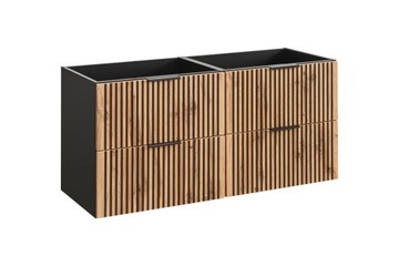 SZAFKA ŁAZIENKOWA POD UMYWALKĘ 120 CM DĄB WOTAN