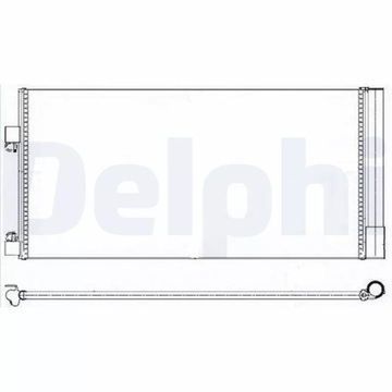 DELPHI TSP0225638 KONDENZÁTOR KLIMATIZACE