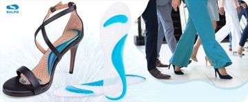 Гелевые Стельки для высоких каблуков, HIGH HEELS, амортизация, комфорт для уставших ног.