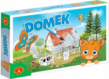 DOMEK DO KOLOROWANIA Z KOTKIEM ALEXANDER 5+