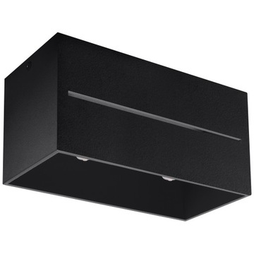 Downlight LOBO czarny 2P ze szczeliną loft modern