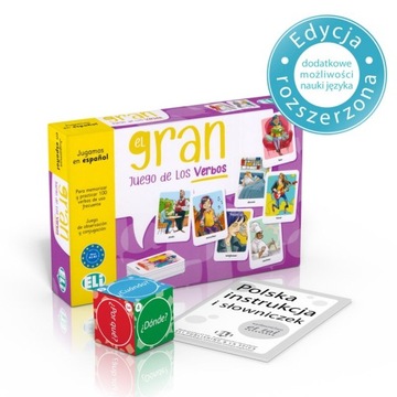 El Gran Juego de los Verbos - gra językowa z polską instrukcją