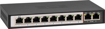 BCS-B-SP0802 PoE-коммутатор на 8 IP-камер