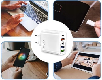 Кубик для быстрого зарядного устройства 3x USB + 2x USB C