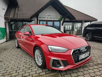 Audi A5 F5 Coupe Facelifting 2.0 40 TDI 204KM 2021 Audi A5 Sportback Quattro + S-Line + tylko 32770, zdjęcie 30