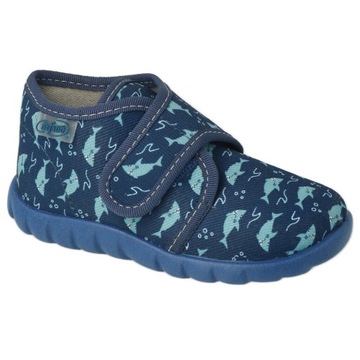 Niebieskie Tkanina Buty Dla dzieci Befado r.26