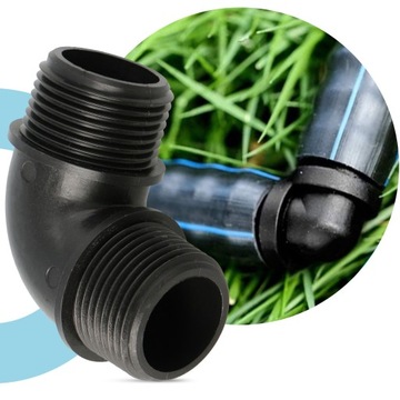 1x1 GZ коленчатый фитинг садовый водопровод шланг соединитель капельного орошения