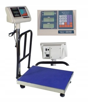 WAGA ELEKTRONICZNA SKLEPOWA/MAGAZYNOWA 500kg PLATFORMA 45x60cm