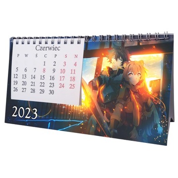 Kalendarz 2023 biurkowy piramidka - Shield Hero