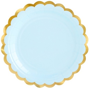 TALERZYKI JEDNORAZOWE PAPIEROWE URODZINY 18CM-8949