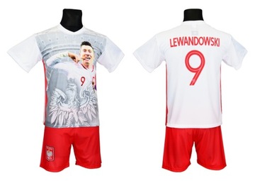 LEWANDOWSKI strój piłkarski FOTO rozmiar 164