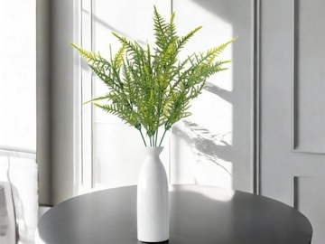 ИСКУССТВЕННЫЙ ПАПОРОТНИК ВЕТКА ПАПОРОТНИКА 44см СПАРЖА ЗЕЛЕНЫЕ ЛИСТЬЯ ПАПОРОТНИКА