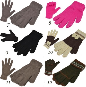 Теплые Ангорские Перчатки Ангора Осень Зима