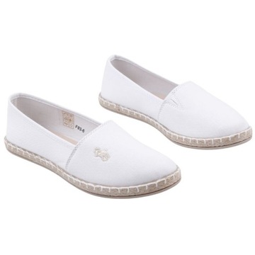 Женские эспадрильи оверсайз, белые, большого размера.