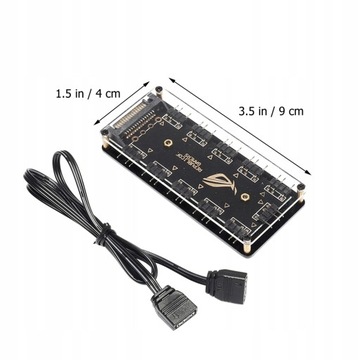 3-контактный светодиодный концентратор ARGB Center с подсветкой RGB