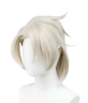 STRÓJ KOSTIUM ALBEDO GENSHIN IMPACT COSPLAY ANIME WIG 2XL/3XL 182/188