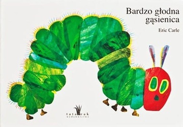 Bardzo głodna gąsienica książeczka z dziurkami