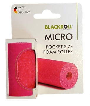 GŁADKI PIANKOWY WAŁEK DO TWARZY MASAŻ ROLLEREM 6X3CM BLACKROLL MICRO RÓŻOWY