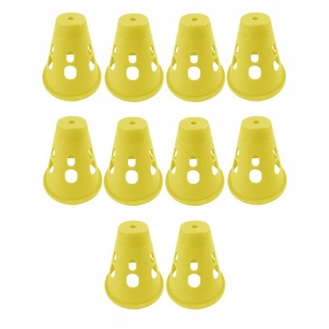 10 шт. Светящиеся светодиодные конусы для катания на роликах.