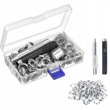 100 SZT OCZKA DZIURKACZ NAPY DO PLANDEKI 10mm