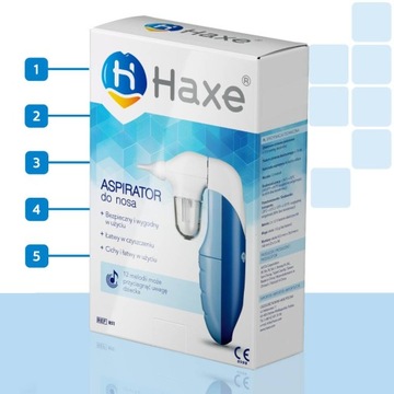 ЭЛЕКТРИЧЕСКИЙ НАЗАЛЬНЫЙ АСПИРАТОР HAXE