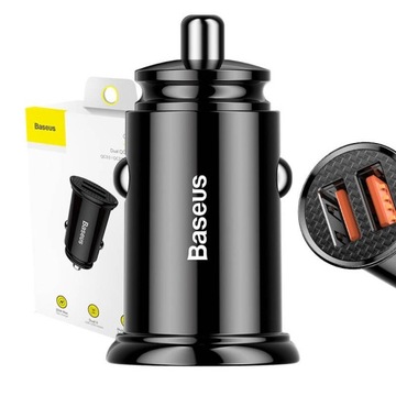 Ładowarka Samochodowa Baseus 2xUSB QC3.0 5A 30W