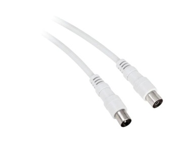 kabel RF w.cz. TV - Video - Antena 1,5 m - biały