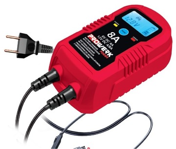 ŁADOWARKA PROSTOWNIK DO AKUMULATORA AUTOMATYCZNY 8A 6V 12V AGM GEL