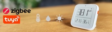 Датчик температуры света и влажности TUYA ZIGBEE