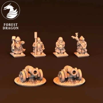 Dwarf Cannon, Dwarf Army, 10 mm Warmaster