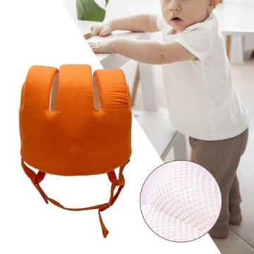 Детский шлем от 6 месяцев до 4 лет «Без ударов» учится ходить оранжевый