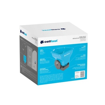 РУЧНАЯ СЕЯЛКА ДЛЯ ТРАВ CELLFAST СОЛЬ УДОБРЕНИЯ 3л