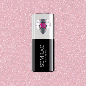 805 Semilac Lakier Hybrydowy Extend Care 5in1 Glitter Dirty Nude Rose 7ml