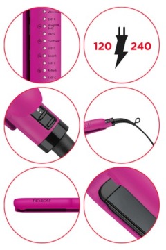 КЕРАМИЧЕСКИЙ ВЫПРЯМИТЕЛЬ ВОЛОС REVLON EASY HEAT STRAIGHTENER RVST2217E
