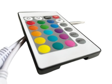 ПУЛЬТ ДИСТАНЦИОННОГО УПРАВЛЕНИЯ ДЛЯ СВЕТОДИОДНЫХ ЛЕНТ, RGB СВЕТОДИОДОВ, 24 ИК-КЛАВИШ
