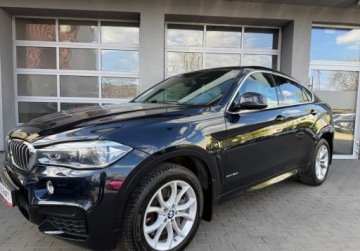 BMW X6 F16 Crossover xDrive50i 450KM 2017 BMW X6 Salon Polska Czujniki Kamera Automat 4.4 Benzyna 450KM, zdjęcie 21