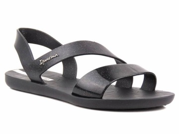 IPANEMA SANDAŁY VIBE 82429 AJ078 BLACK GLITTER BLACK 40